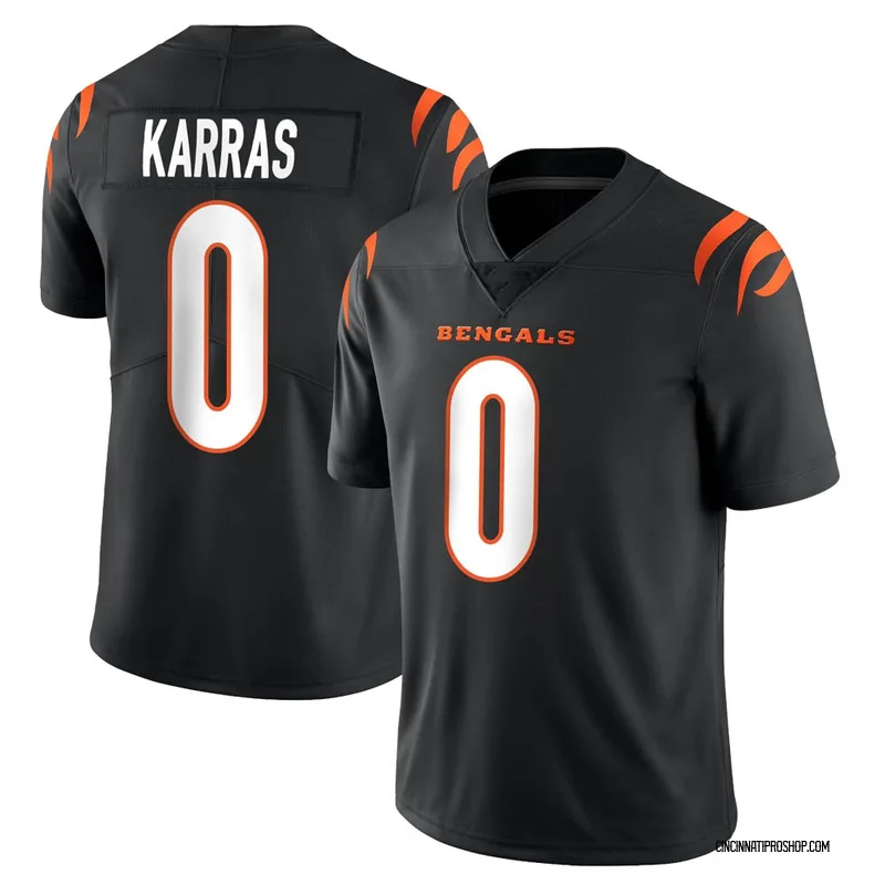 White Youth Ted Karras Cincinnati Bengals Limited Vapor Untouchable Jersey