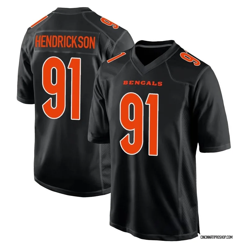 Fan Gear Nation Youth Cincinnati Bengals Trey Hendrickson Game Jersey - Black S / Black