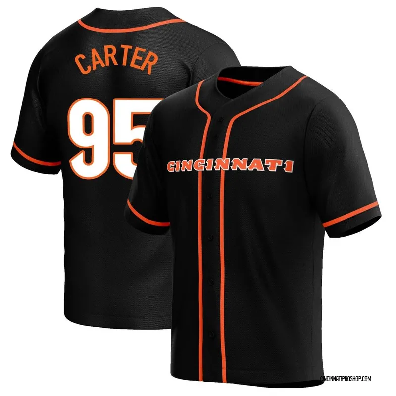 Zach Carter Cincinnati Bengals Youth Black Name & Number Logo T-Shirt 