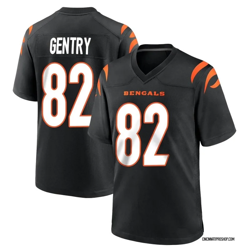 Zach Gentry Men's Nike White Cincinnati Bengals Game Custom Jersey Size: Small