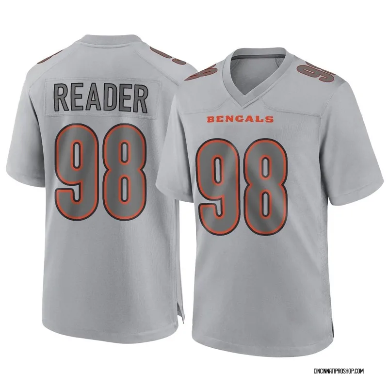 Men's Nike D.J. Reader Black Cincinnati Bengals Player Game Jersey