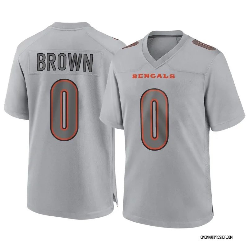 White Youth Orlando Brown Jr. Cincinnati Bengals Game Jersey