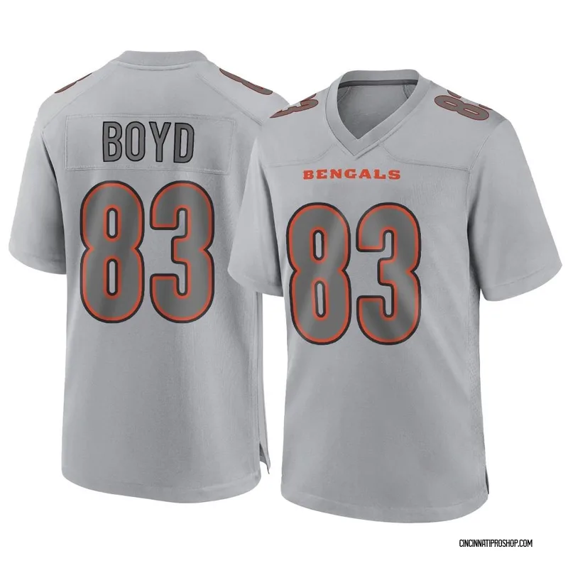 Men's Cincinnati Bengals #83 Tyler Boyd Limited Silver Inverted Legend  100th Season Football Jersey Size S