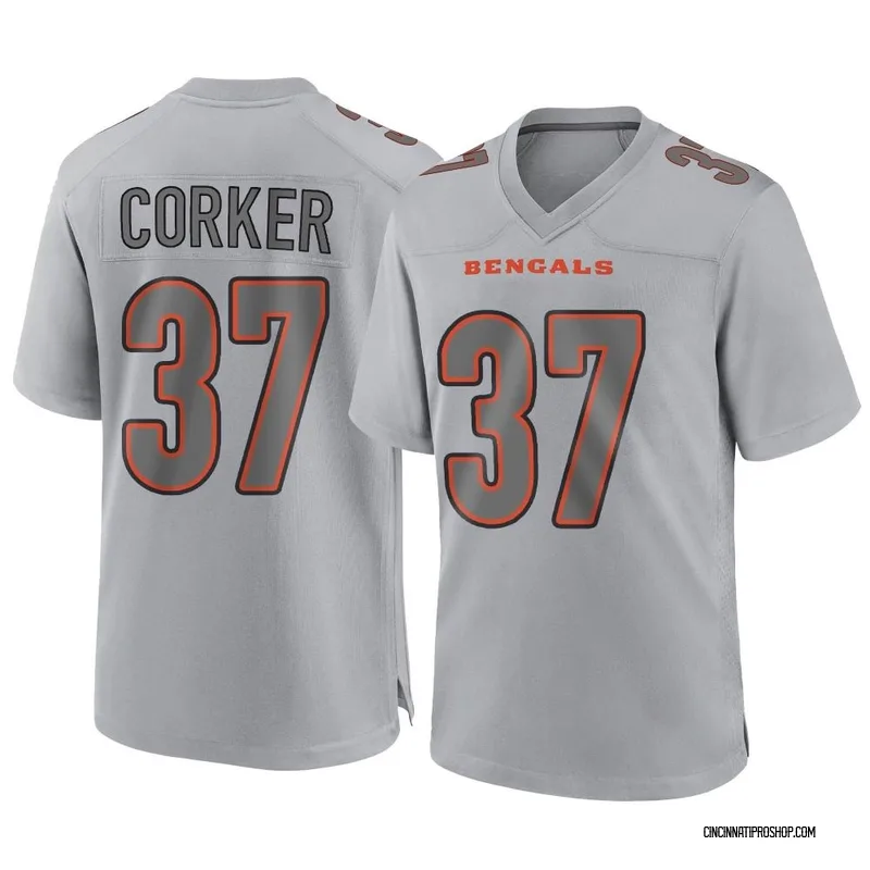 Yusuf Corker Cincinnati Bengals Men's Black Name & Number Logo T