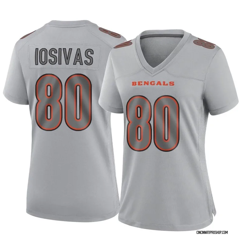 Women's Nike Andrei Iosivas Black Cincinnati Bengals Team Game Jersey Size: Medium