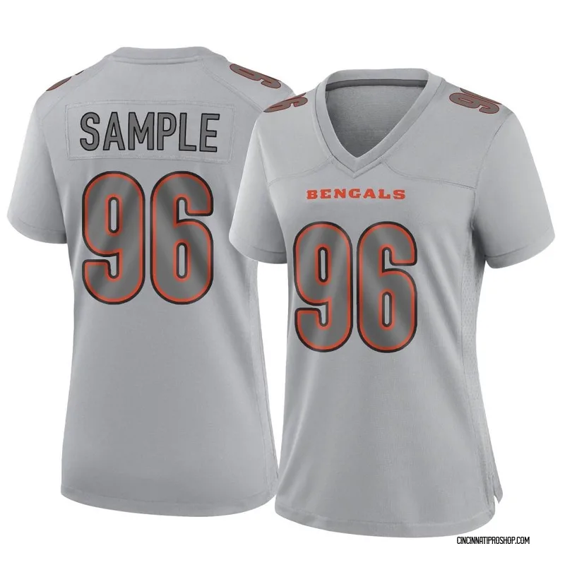 Cam Sample 96 Cincinnati Bengals Super Bowl LVII Champions Men Game Jersey  - Black - Bluefink