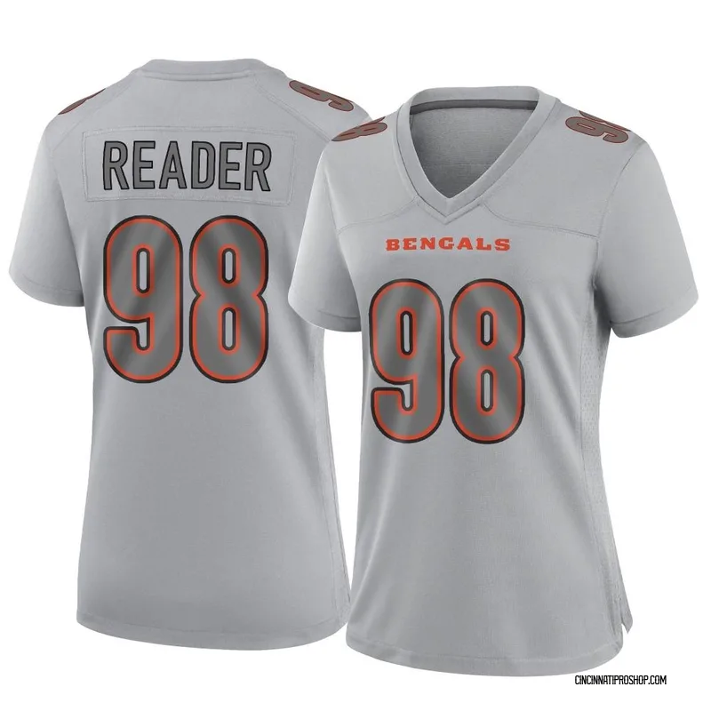 Gray Women's DJ Reader Cincinnati Bengals Game Atmosphere Fashion Jersey