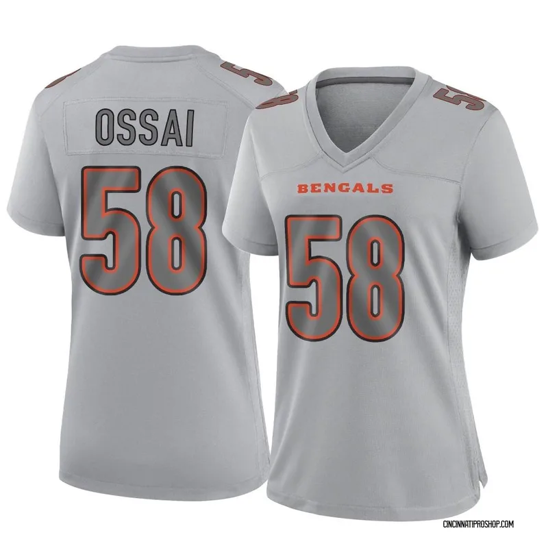 Joseph Ossai Cincinnati Bengals Men's Orange Name & Number Logo T-Shirt 