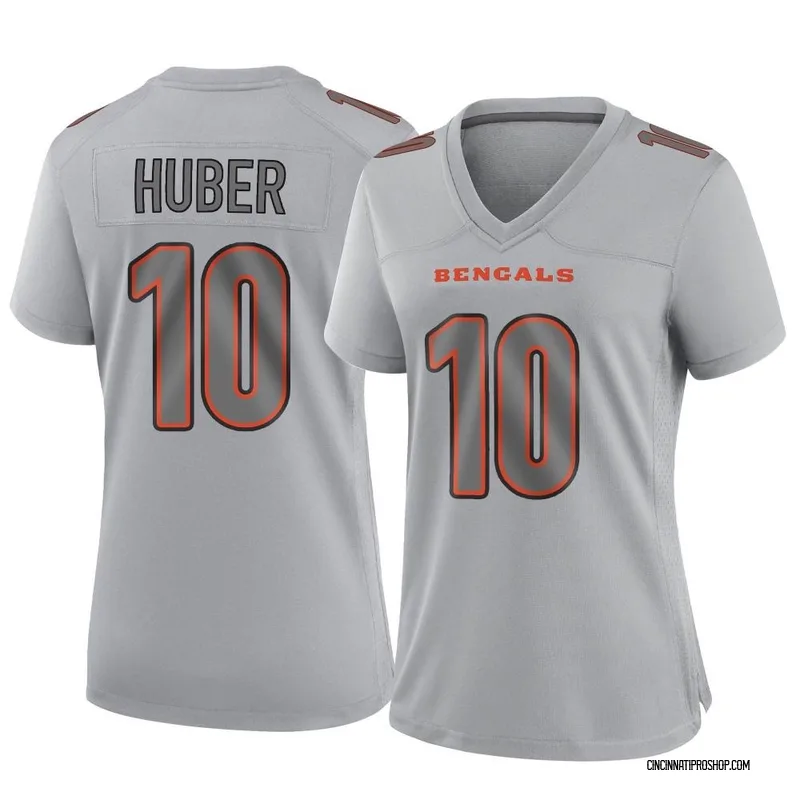 Men's Cincinnati Bengals #10 Kevin Huber Orange Alternate Vapor Untouchable  Limited Player 100th Season Football Jersey Size S