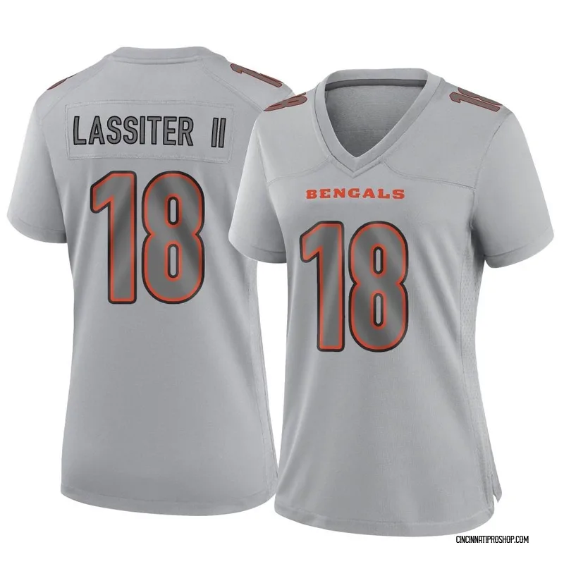 Men's Nike Kwamie Lassiter II Black Cincinnati Bengals Game Player Jersey