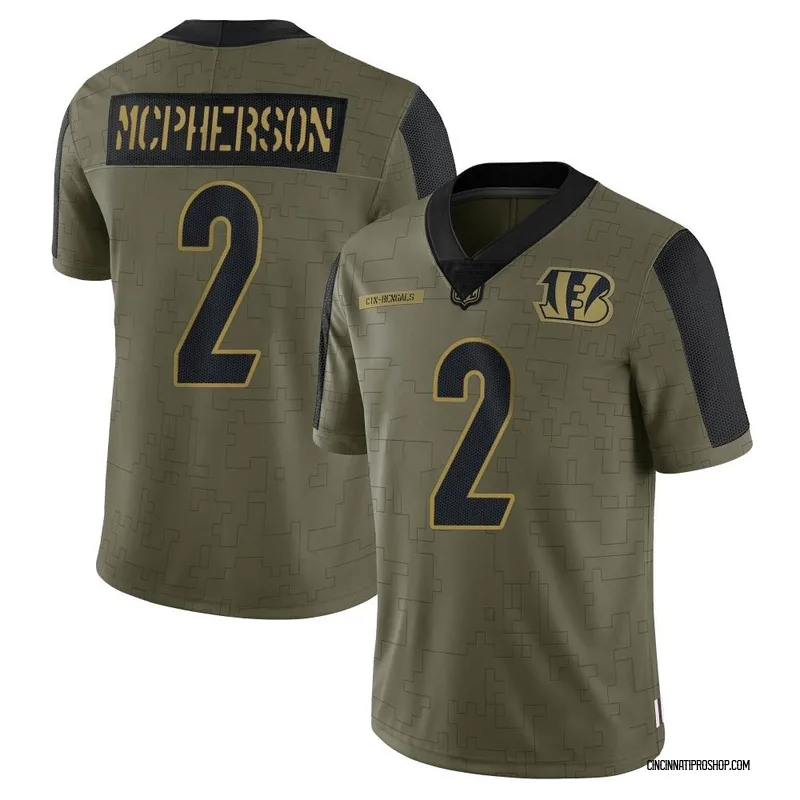 Evan McPherson Bengals Name And Number Short Sleeve Player T Shirt