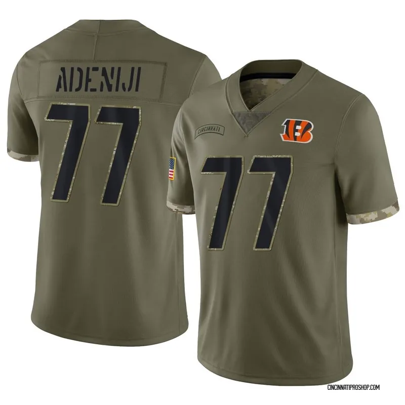 Orange Men's Hakeem Adeniji Cincinnati Bengals Limited Vapor