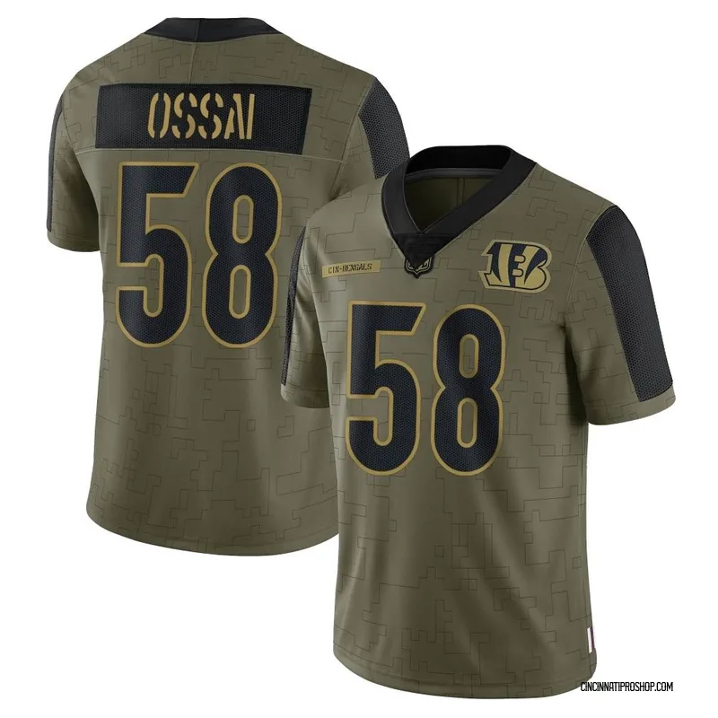 Olive Men's Joseph Ossai Cincinnati Bengals Limited 2021 Salute To