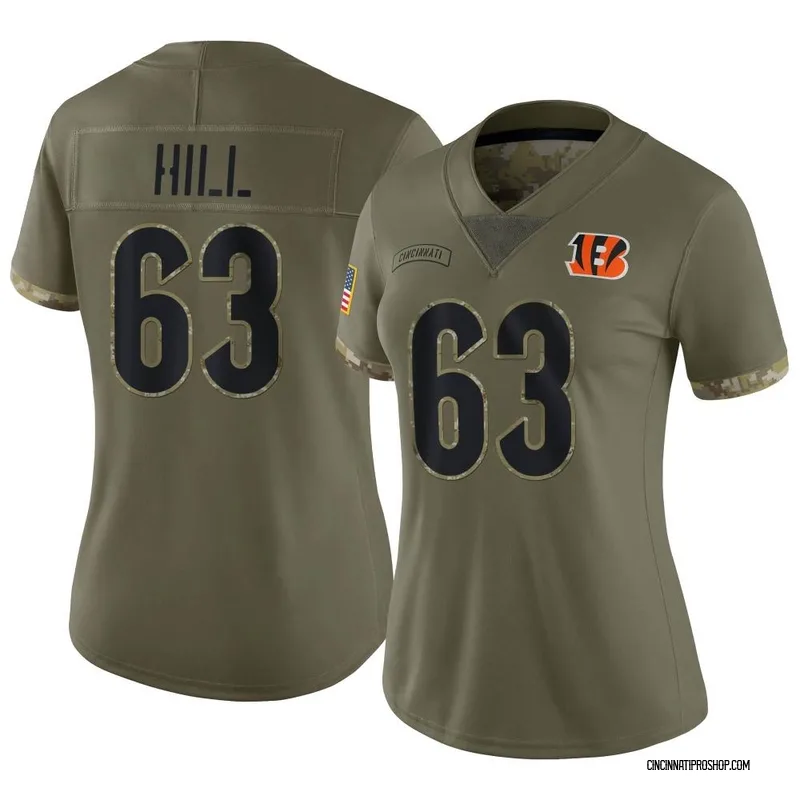 Trey Hill 63 Cincinnati Bengals Super Bowl LVII Champions Men Alternate  Game Jersey - Orange - Bluefink