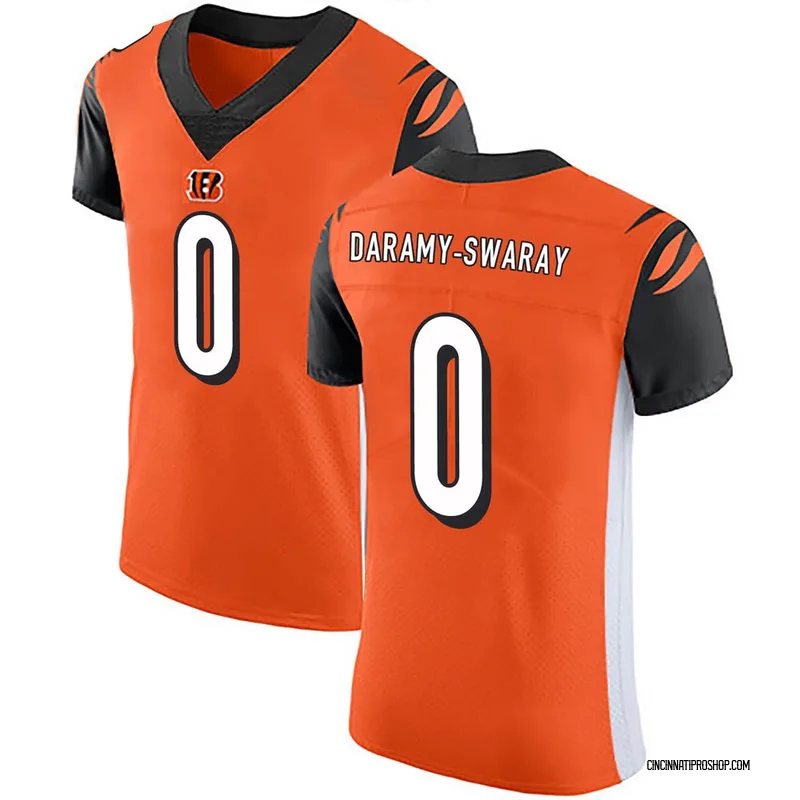 Men's Nike Cincinnati Bengals Abu Daramy-Swaray White Jersey - Game