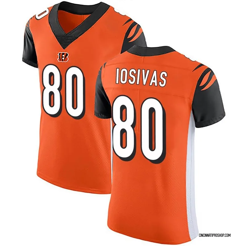 Orange Men's Andrei Iosivas Cincinnati Bengals Elite Alternate Vapor Untouchable Jersey