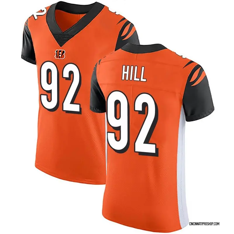 B.J. Hill 92 Cincinnati Bengals Super Bowl LVII Champions Youth Alternate  Game Jersey - Black - Bluefink