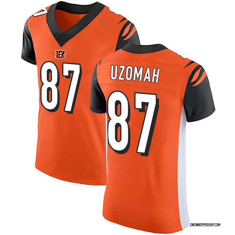 Orange Men's C.J. Uzomah Cincinnati Bengals Elite Alternate Vapor  Untouchable Jersey