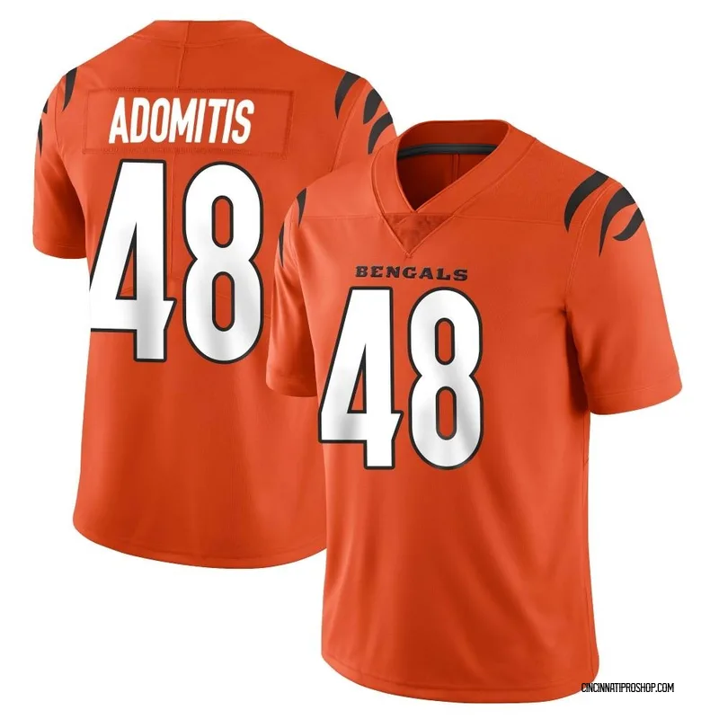 Orange Men's Cal Adomitis Cincinnati Bengals Limited Vapor