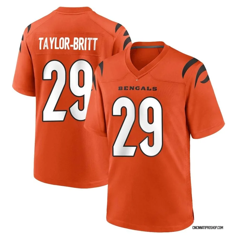 Cam Taylor-Britt Signed Cincinnati Bengals Jersey (JSA) 2021 2nd Round –