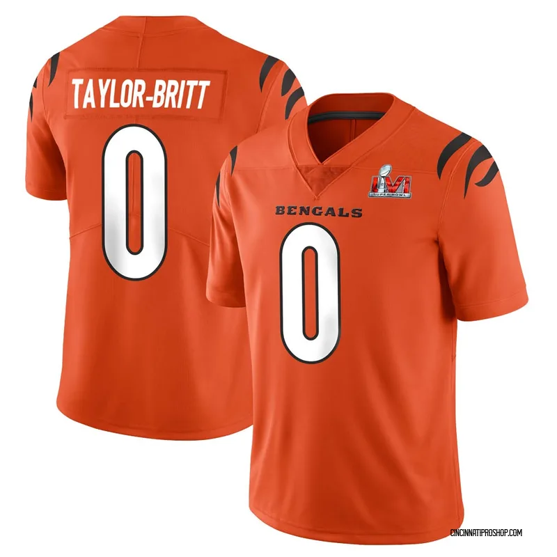 Orange Men's Cam Taylor-Britt Cincinnati Bengals Limited Vapor