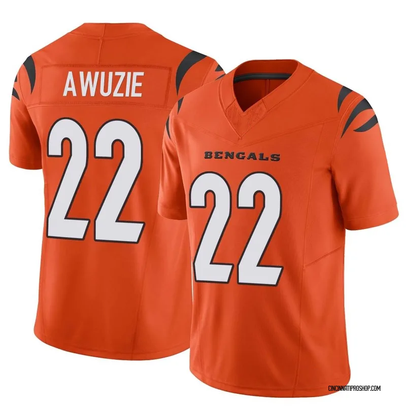 Cincinnati Bengals Chidobe Awuzie Fanatics Authentic Game-Used #22 White  Jersey vs. Pittsburgh Steelers on September