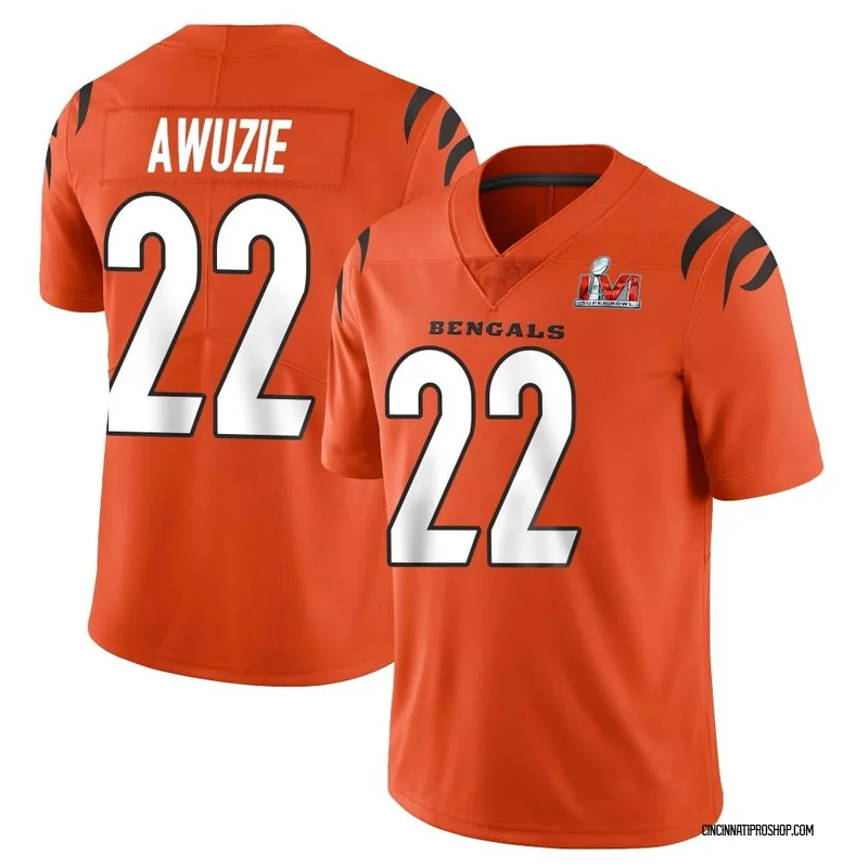 Orange Men's Chidobe Awuzie Cincinnati Bengals Limited Vapor Untouchable  Super Bowl LVI Bound Jersey