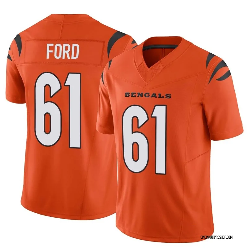 Cincinnati Bengals Nike Game Alternate Jersey - Orange - Trey