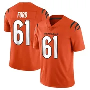 Orange Men's Cody Ford Cincinnati Bengals Limited Vapor Untouchable Jersey