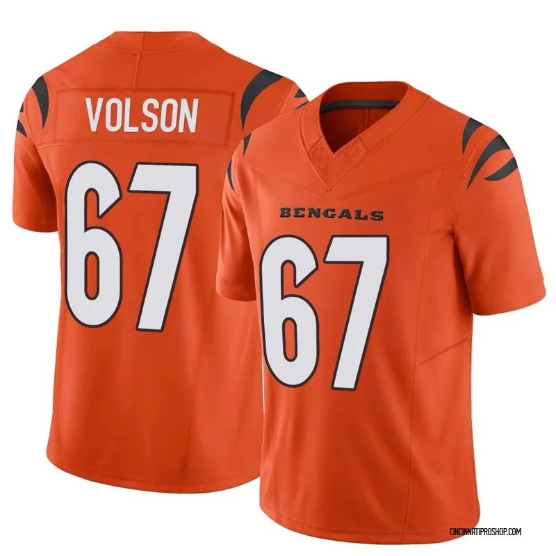 Cordell Volson 67 Cincinnati Bengals Super Bowl LVII Champions Men  Alternate Game Jersey - Orange - Bluefink