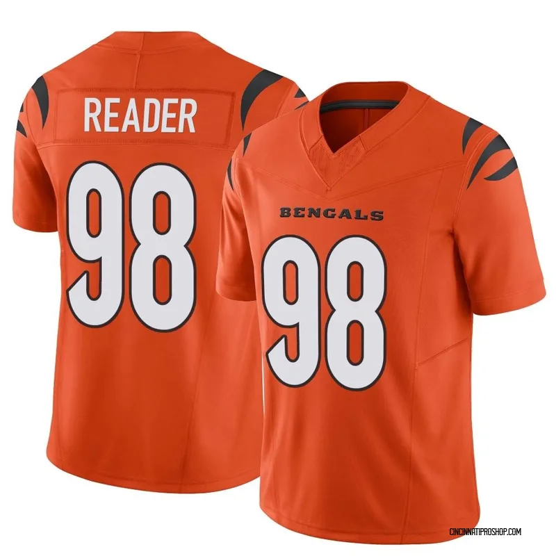 Ohio Sports Group DJ Reader Cincinnati Bengals Autographed Orange Custom Jersey - JSA Authentic