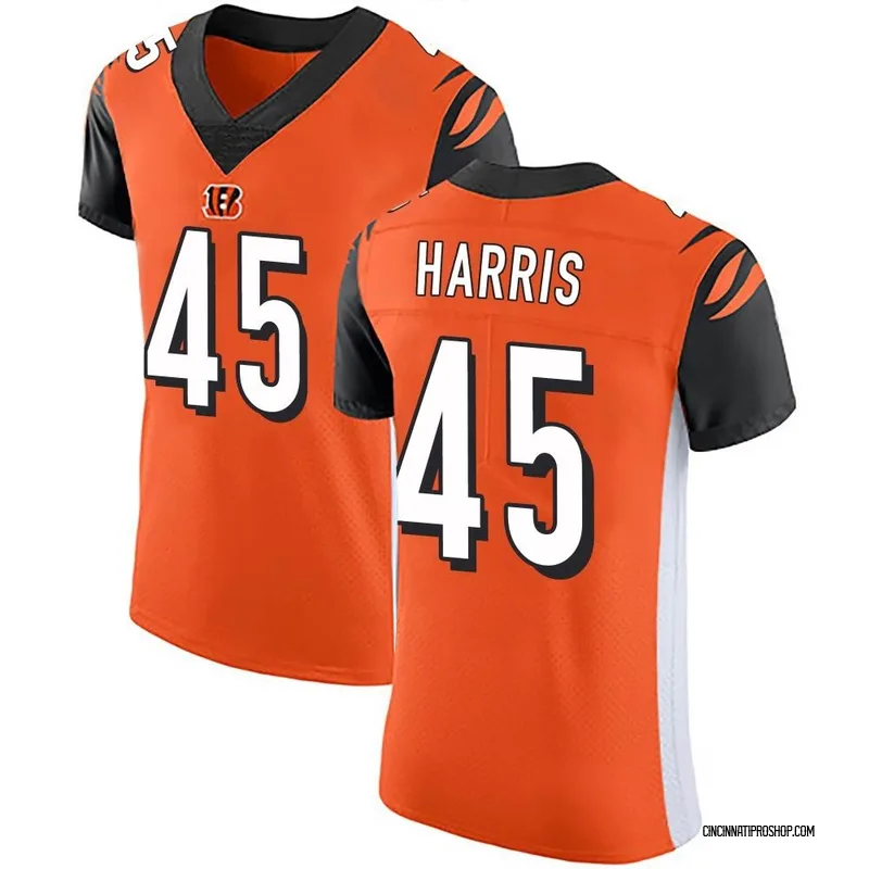 Darien Harris Player Issued & Signed Cincinnati Bengals #45 Nike