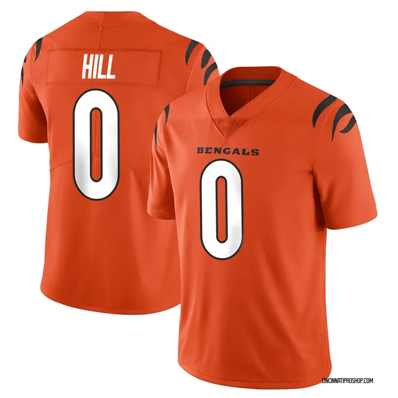 Men's Nike Daxton Hill Black Cincinnati Bengals Player Game Jersey