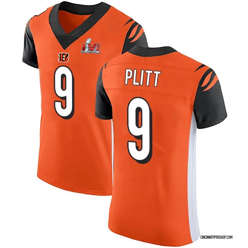 White Men's Drew Plitt Cincinnati Bengals Game Super Bowl LVI Bound Jersey