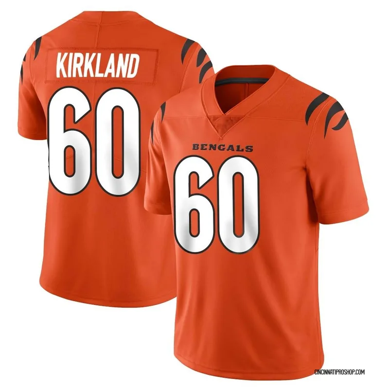 Jaxson Kirkland Men's Nike White Cincinnati Bengals Game Custom Jersey Size: Small