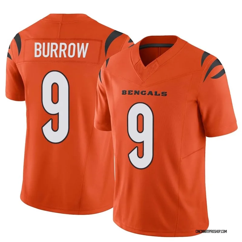 Nike Men's Joe Burrow Orange Cincinnati Bengals Alternate Game Jersey - Orange