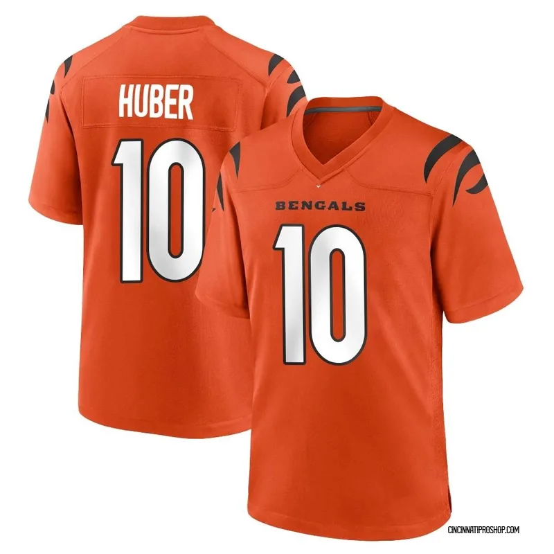 Men's Cincinnati Bengals #10 Kevin Huber Limited White Rush Vapor  Untouchable 100th Season Football Jersey Size S