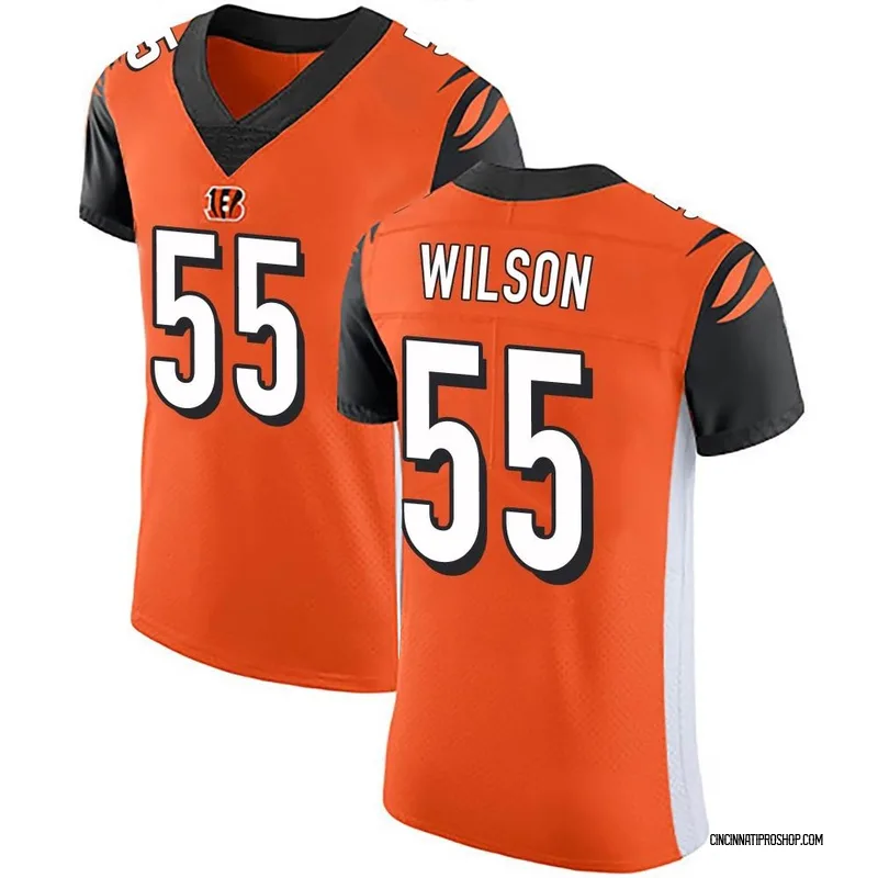 Orange Men's Logan Wilson Cincinnati Bengals Game Super Bowl LVI Bound  Jersey