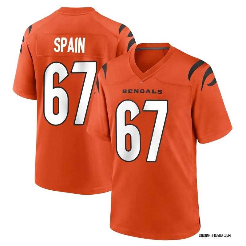 White Men's Quinton Spain Cincinnati Bengals Limited Color Rush Vapor  Untouchable Jersey