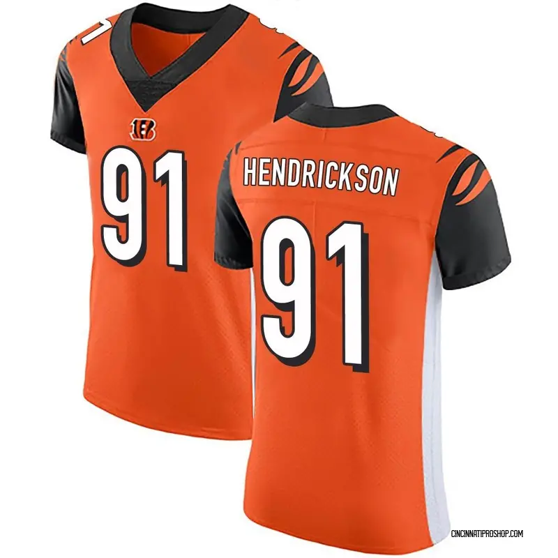 Men's Nike Trey Hendrickson Black Cincinnati Bengals Team Game Jersey