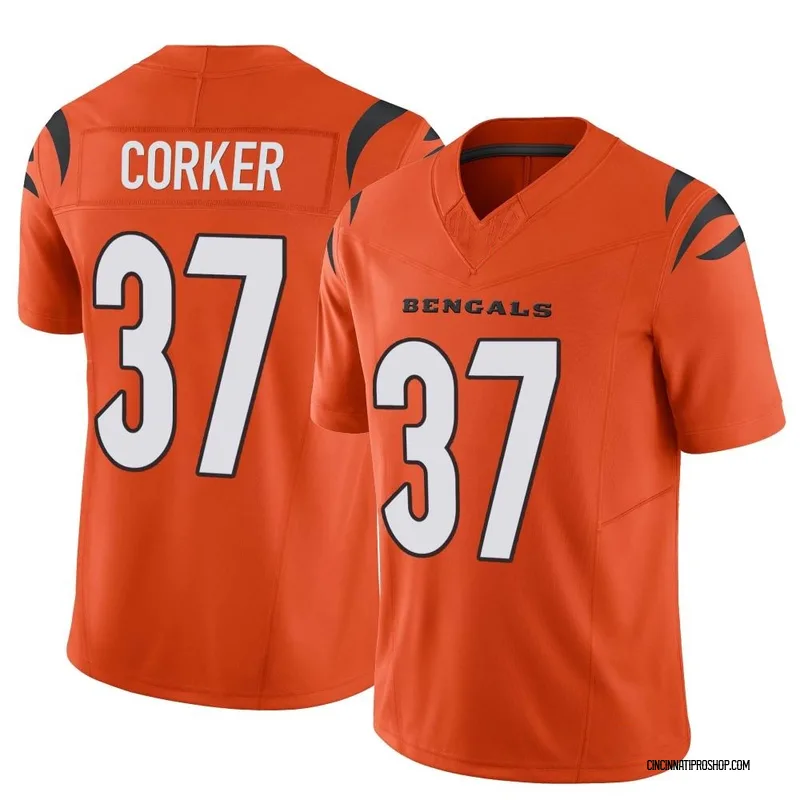 Yusuf Corker Cincinnati Bengals Men's Black Name & Number Logo T