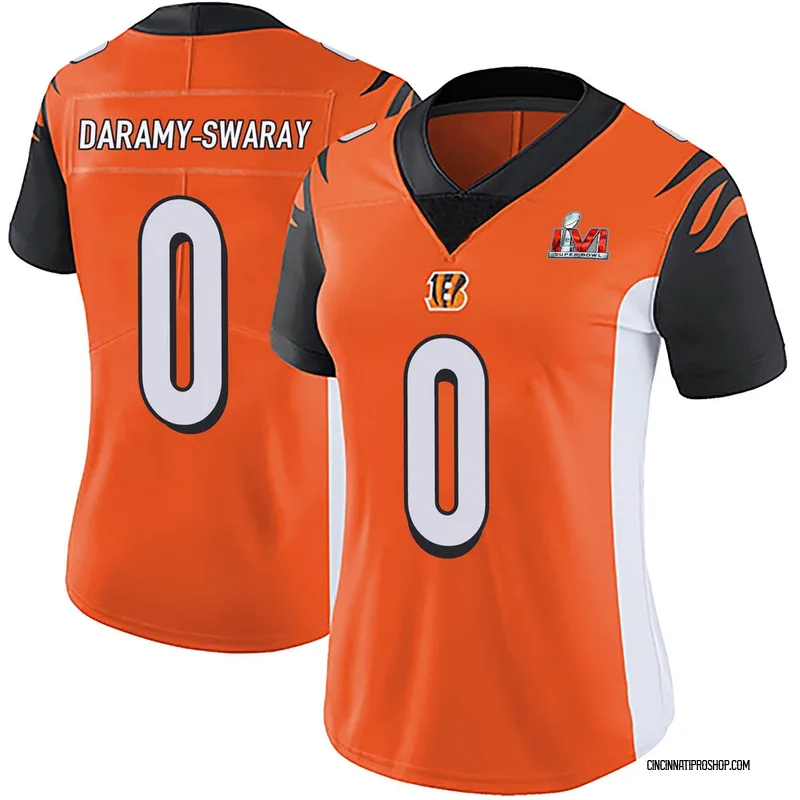 Abu Daramy-Swaray Cincinnati Bengals Men's Legend White Color Rush T-Shirt