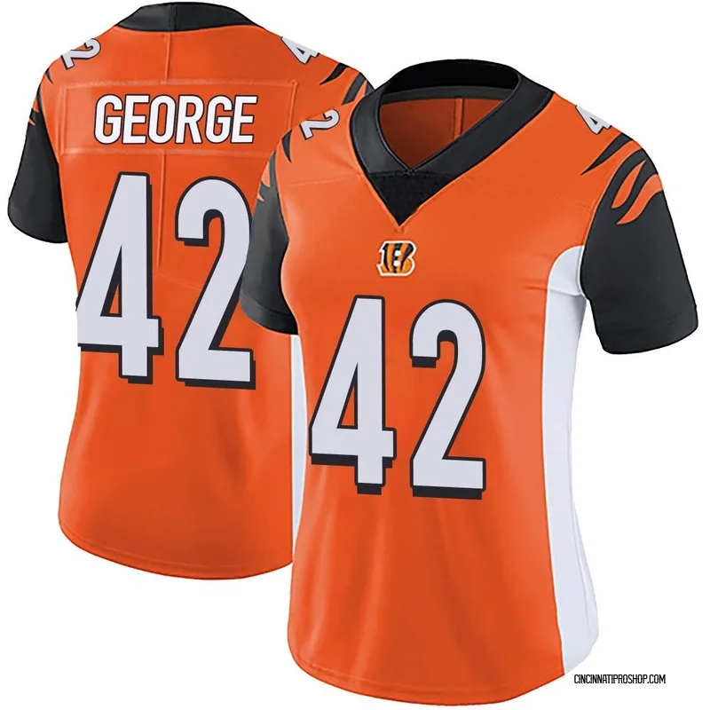 Orange Women's Allan George Cincinnati Bengals Limited Vapor