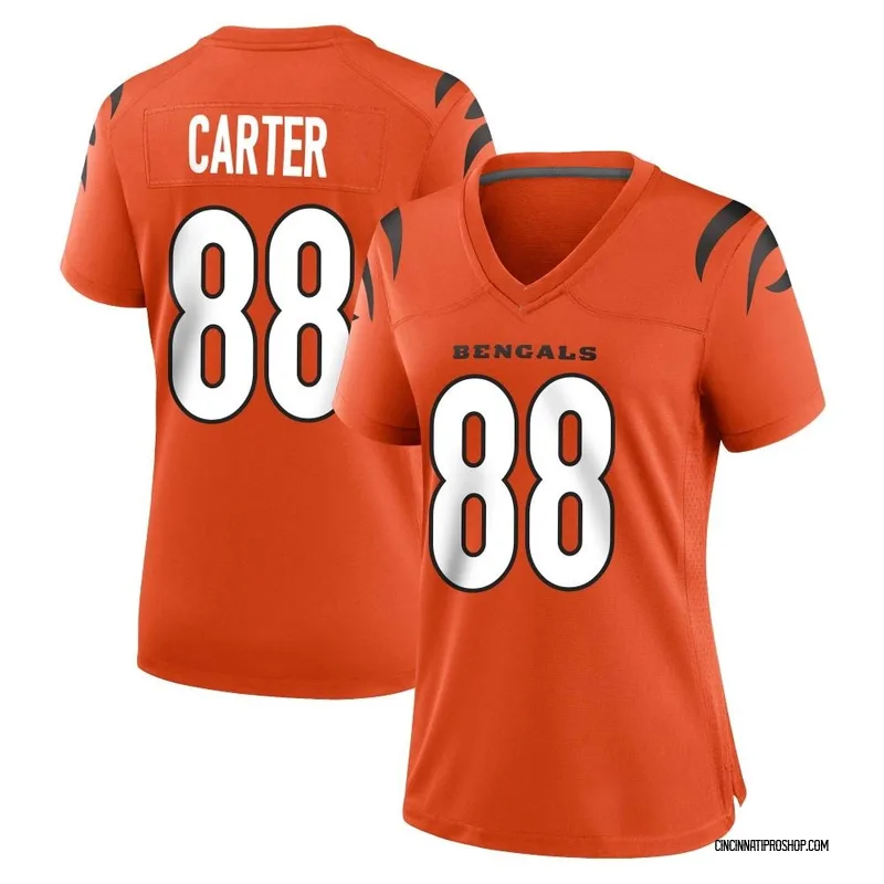 White Women's Malachi Carter Cincinnati Bengals Limited Color Rush