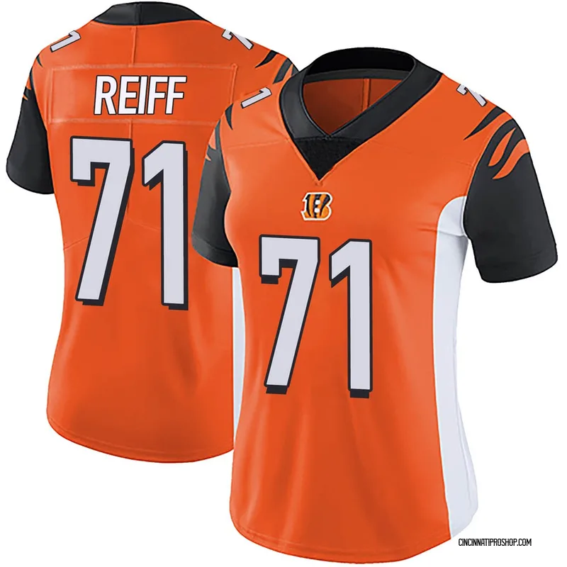 Orange Women's Riley Reiff Cincinnati Bengals Limited Vapor