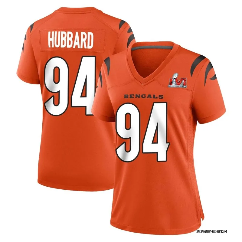 Orange Women's Sam Hubbard Cincinnati Bengals Game Super Bowl LVI Bound  Jersey