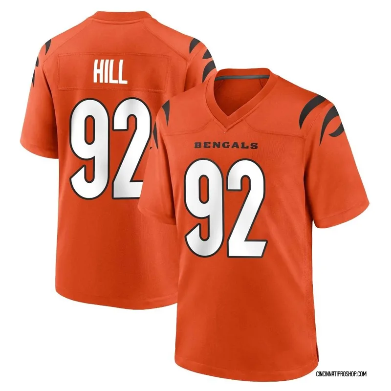 BJ HILL SIGNED CUSTOM BENGALS JERSEY - – Playball Ink