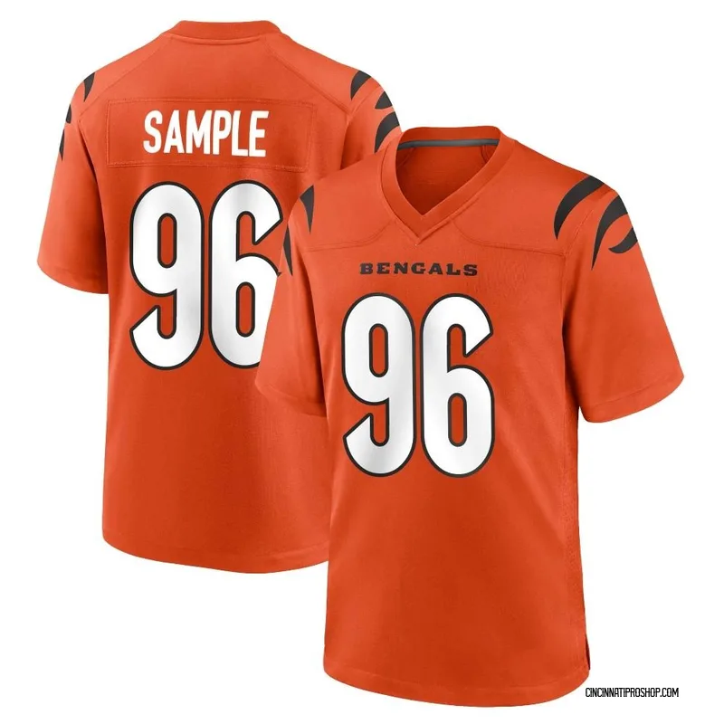 Cam Sample 96 Cincinnati Bengals Super Bowl LVII Champions Men Game Jersey  - Black - Bluefink