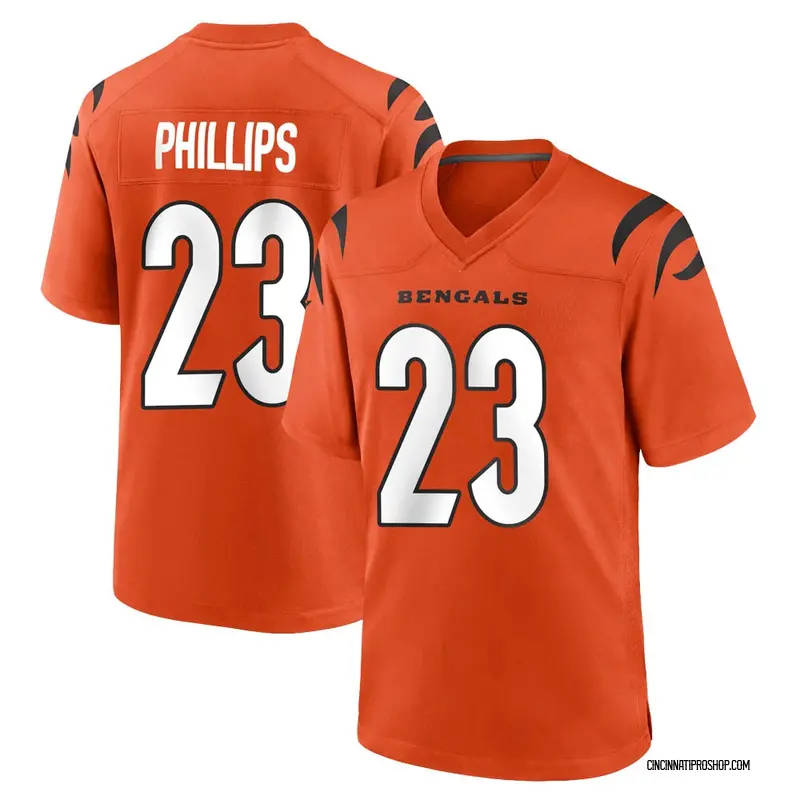 Orange Youth Darius Phillips Cincinnati Bengals Game Jersey