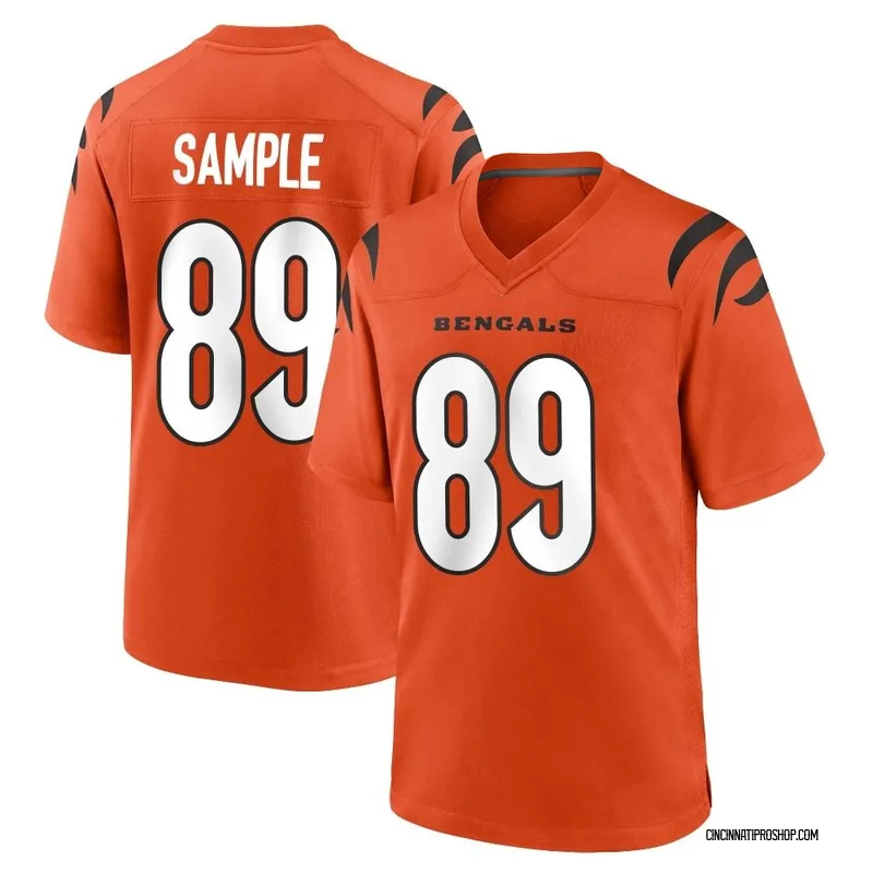 Orange Youth Drew Sample Cincinnati Bengals Game Jersey